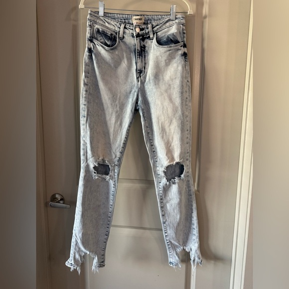 L'AGENCE l High Line Distressed Skinny Jeans l 27 - Picture 3 of 11